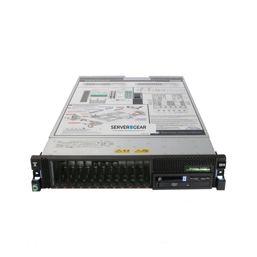 8284-22A-EPXN Сервер S822 Server 4-Core 3.89Ghz PVM STD P10