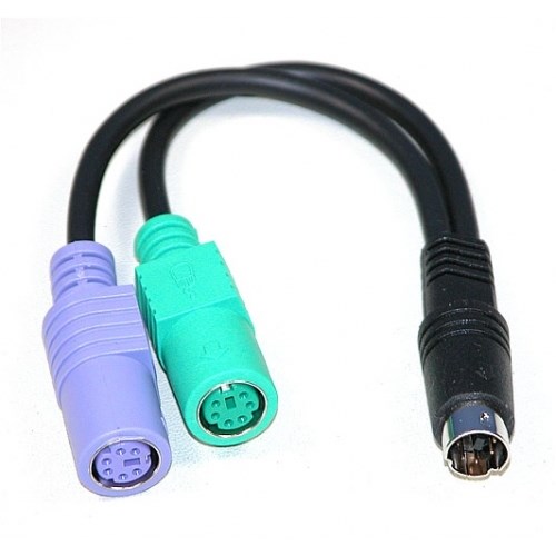 D4002 Кабель Dell Splitter PS/2 Y-Cable PS/2 To 2xPS/2 (Keyboard+Mouse)