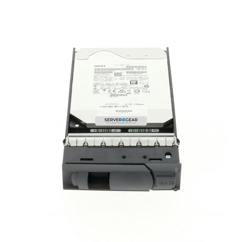 108-00698 Жесткий диск NetApp 12TB NL-SAS 12G 7.2K LFF Harddrive