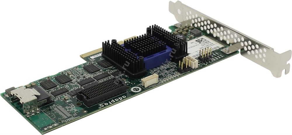 ASR-6805E ADAPTEC 8-Port Int, 6Gb/s SAS, Pcle 2.0 4X HBA RAID0/1/1E/JBOD