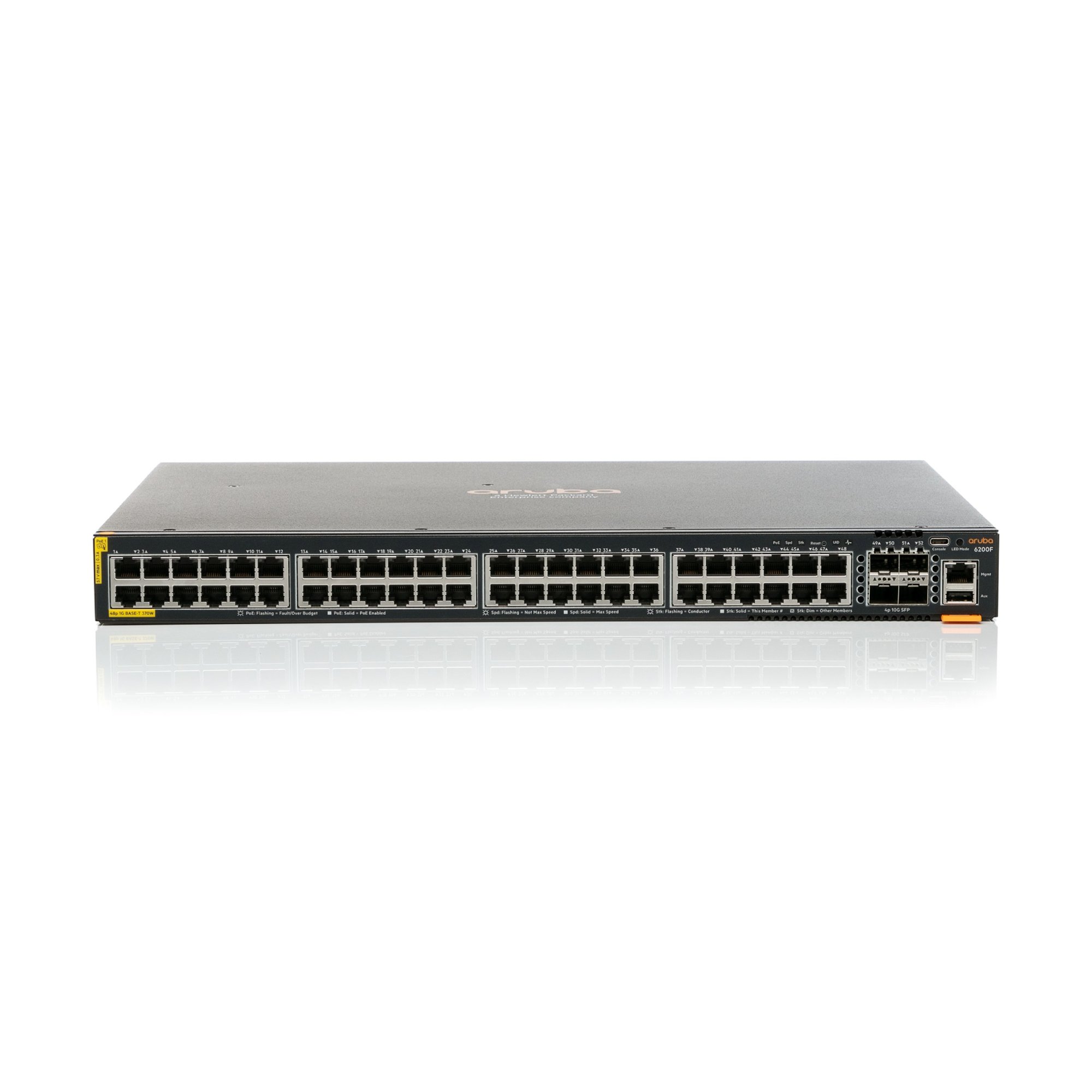 HPE 6200F-48G-Class4PoE-4SFP+-370W
