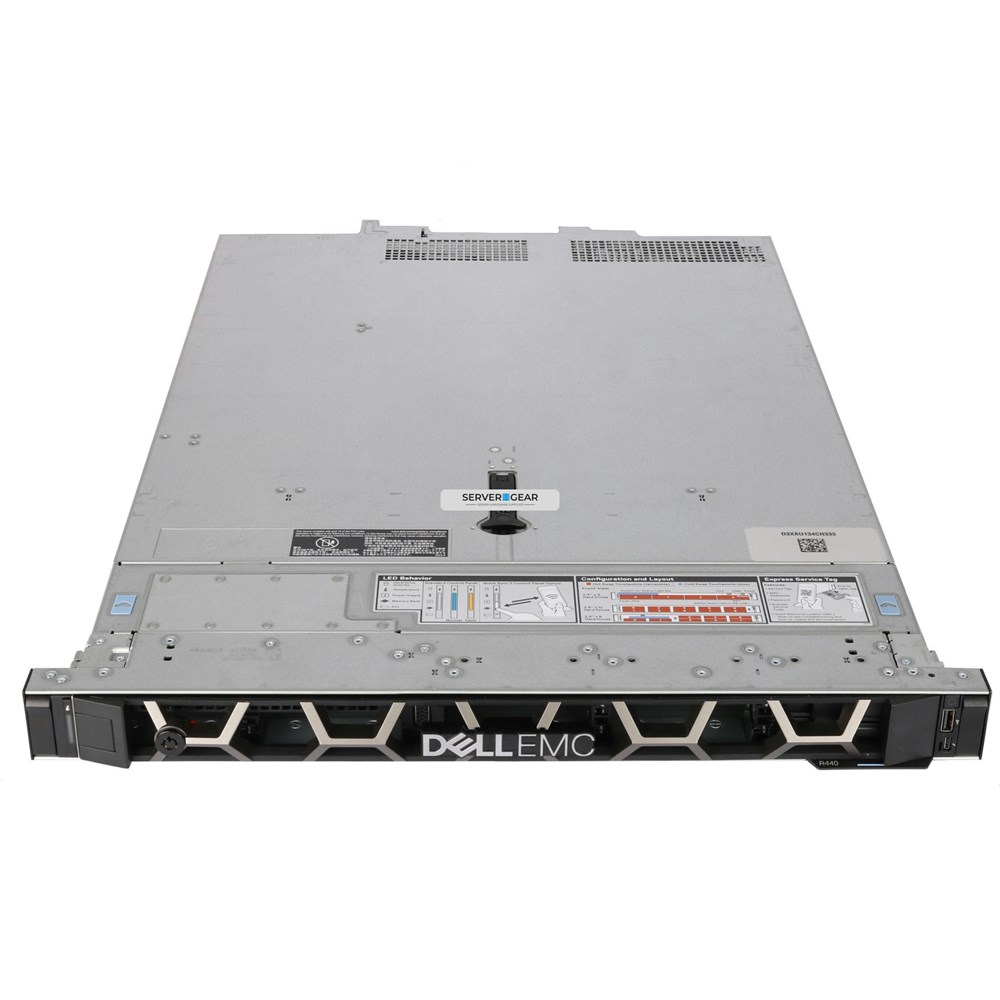 PER440-8-SFF-CTO Сервер R440 8x2.5 2xHS Perc riser + 1xPCI