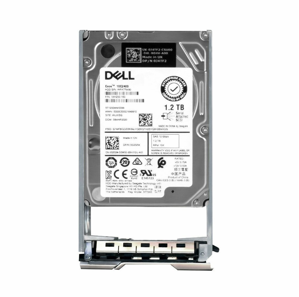 4VMHH Жесткий диск Dell 1.2TB 12G 10K SAS 2.5