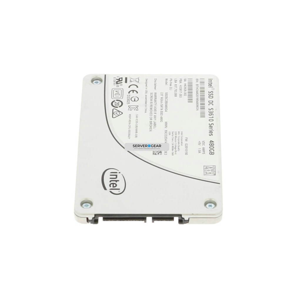 SSDSC2BX480G4 Жесткий диск 480GB SSD 2.5 SATA 6G MIX SSDSC2BX480G4 S3610