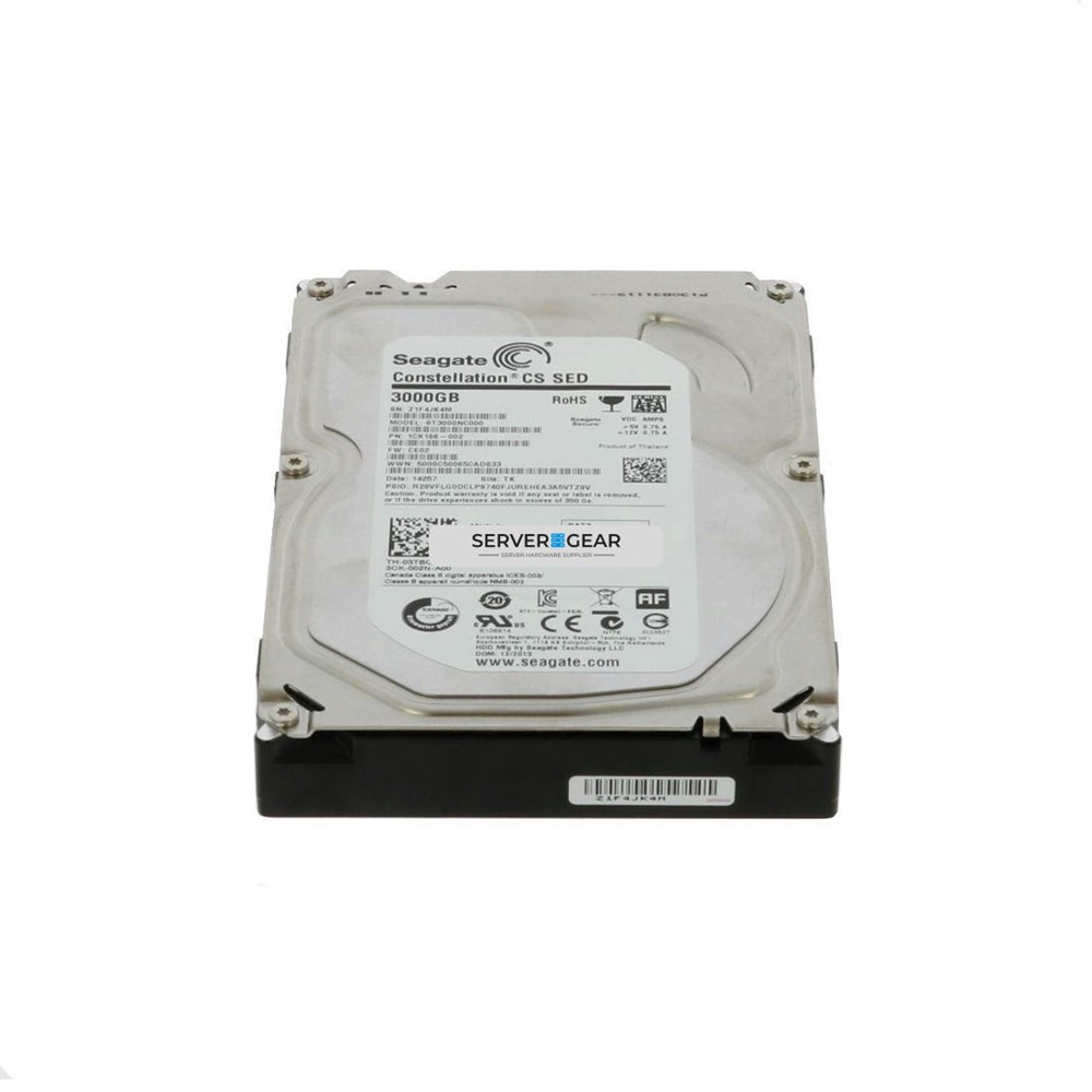 3TBC1 Жесткий диск 3TB 7.2K 3.5 SAS 6G SED 3TBC1