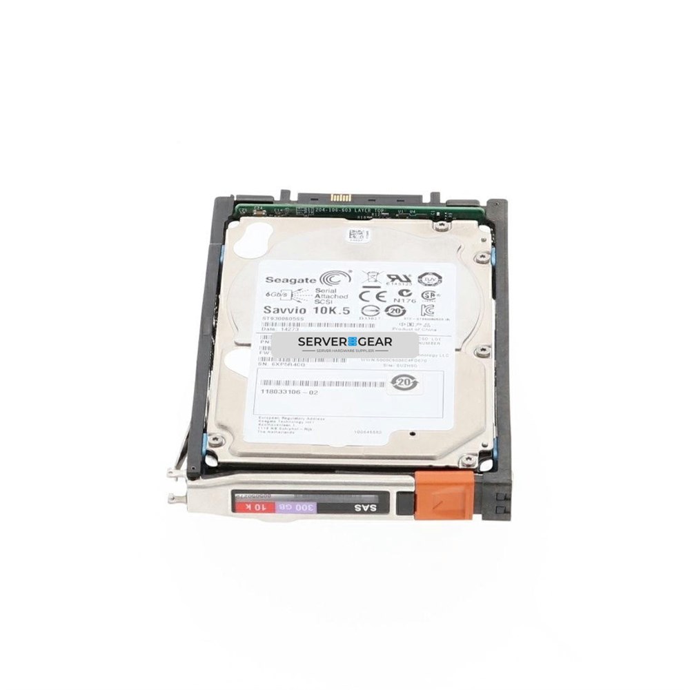 5052297 Жесткий диск EMC 300GB 10K 2.5in 6Gb SAS HDD for VNX