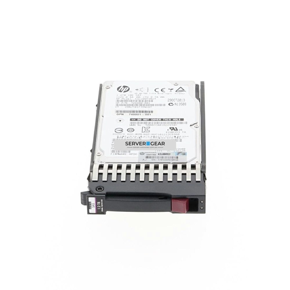 EG1200FDJYT-MSA Жесткий диск HP 1.2TB SAS 6G 10K SFF HDD for MSA Storage