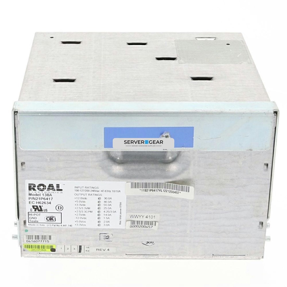 53P2830 Блок питания POWER SUPPLY 575-650W Shipping