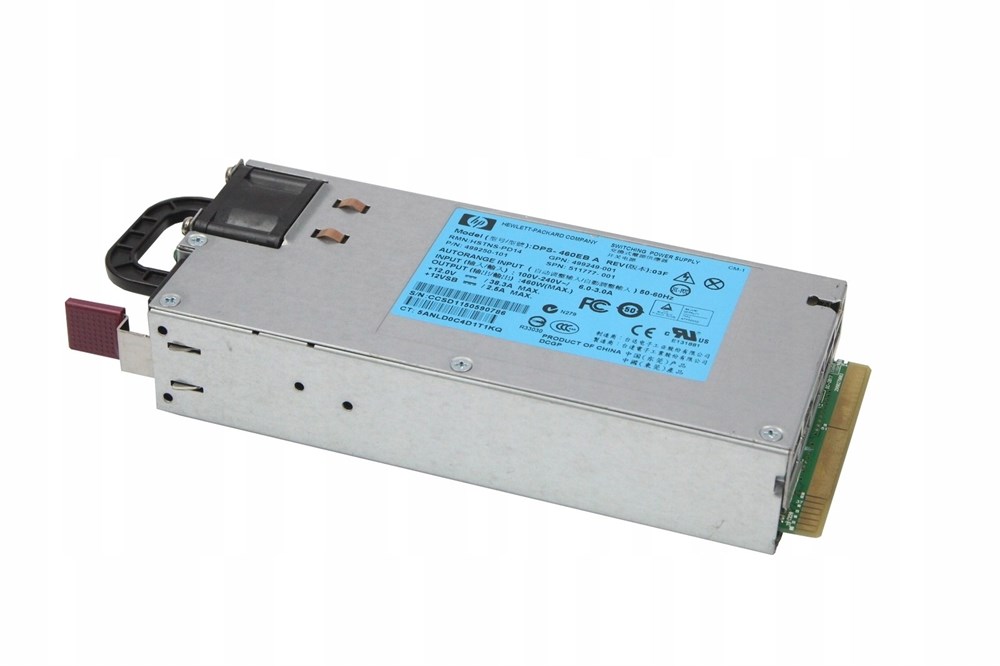 DPS-460EB-A Блок Питания Delta 460-Watts AC 100-240V Redundant Hot-Plug Power Supply with Active Power Factor Correction for ProLiant DL360 G4 Server