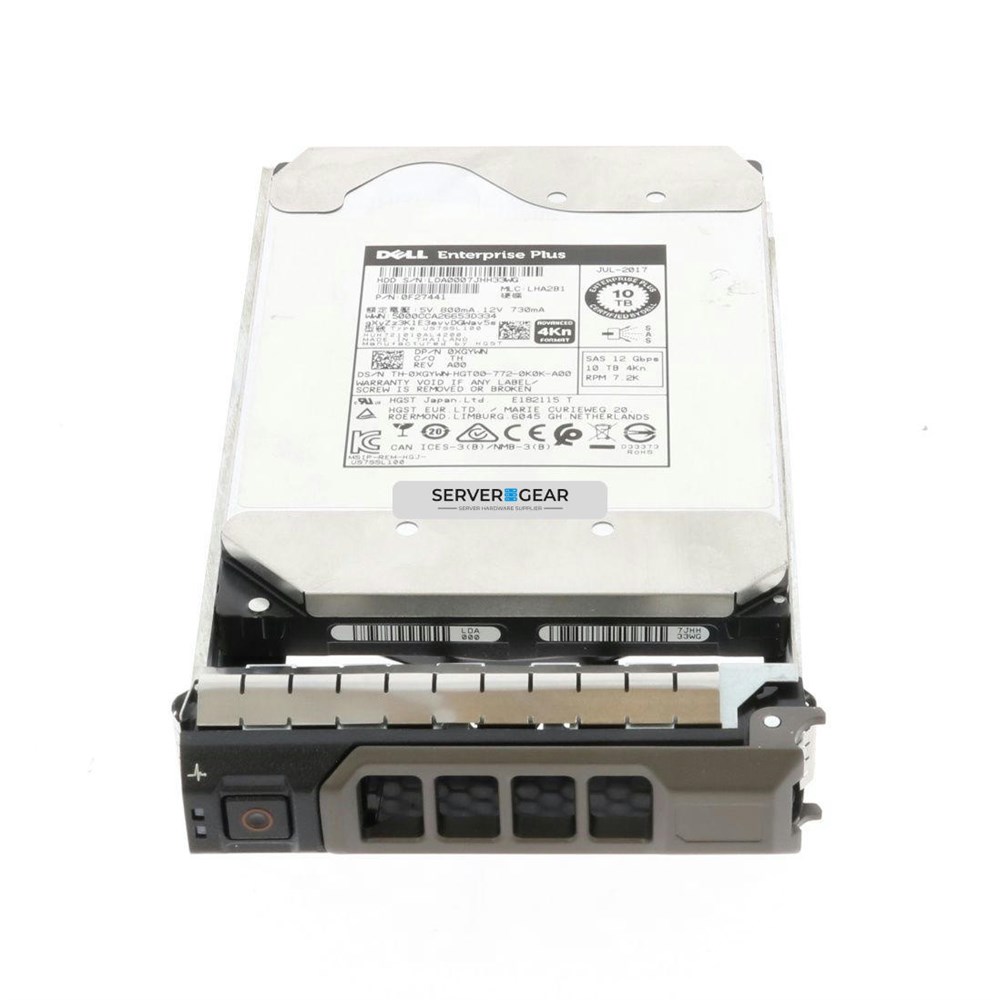 JJVN2 Жесткий диск 10TB 7.2K 3.5 SAS 12G 4KN ST10000NM0276