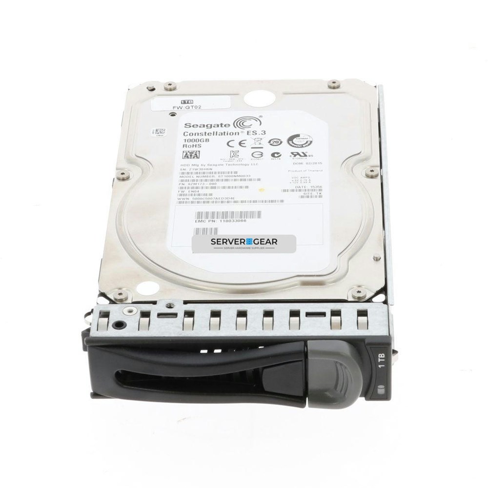 P-X-2UA-1TB-B Жесткий диск EMC 1TB 7.2K 3.5 SATA 6G DataDomain DD670/DD860