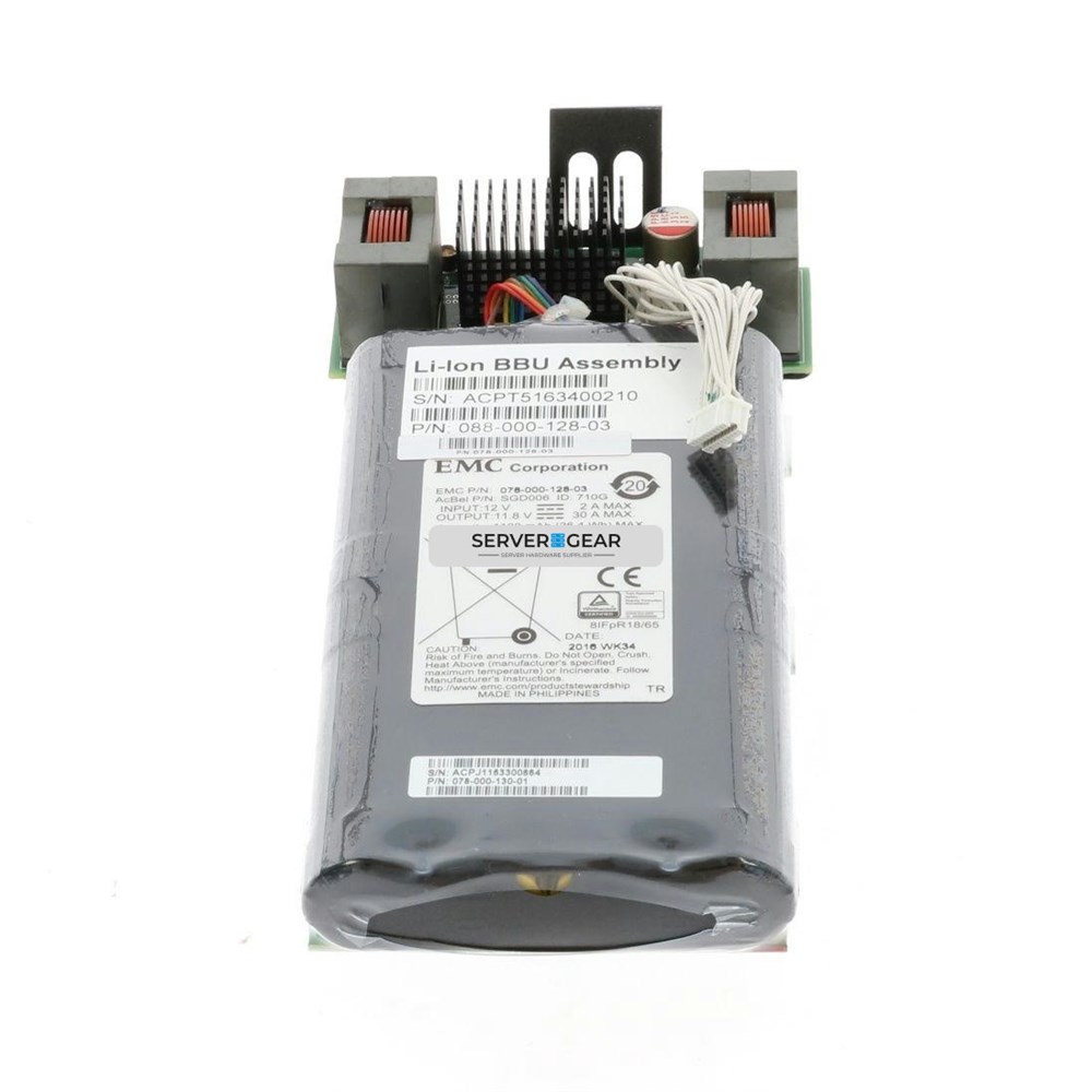 078-000-129 Батарея EMC Unity 300 / 400 / 500 / 600 BBU Battery
