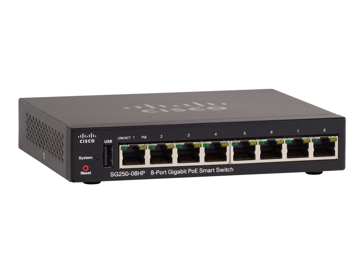 Cisco SG250-08HP-K9-NA