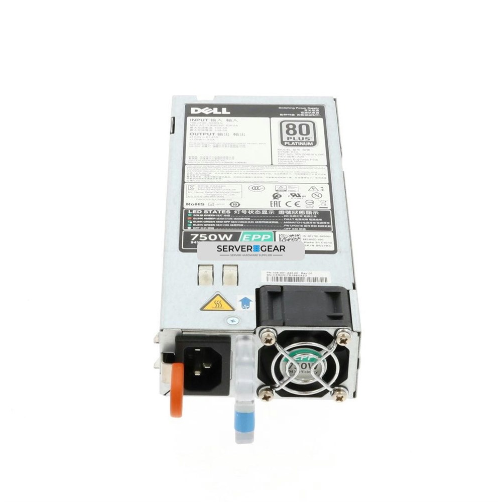 R17R1 Блок питания PSU N5xxx Powerconnect 750W Reverse