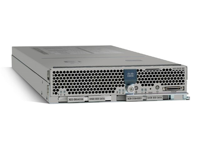1232390288 Сервер Cisco UCS B230 M2 Blade Server w/o CPU memory SSD mezzanine [B230-BASE-M2]