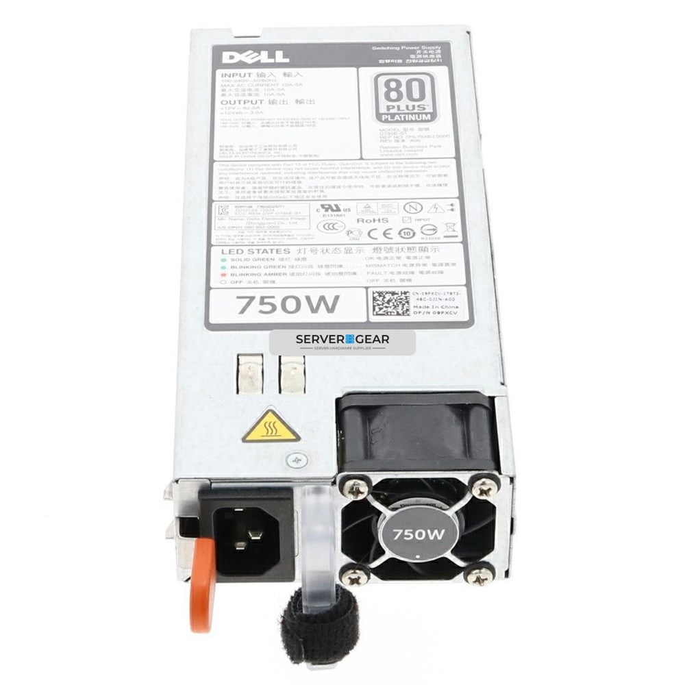 DPS-750AB-2 Блок питания PSU 750W R520 R620 R720 R720XD R820 T320 T420 T620