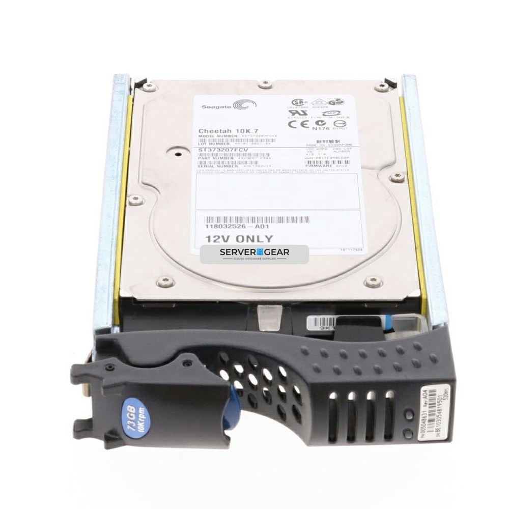 005048443 Жесткий диск EMC 73gb 10k 3.5in 4Gb FC HDD for CX