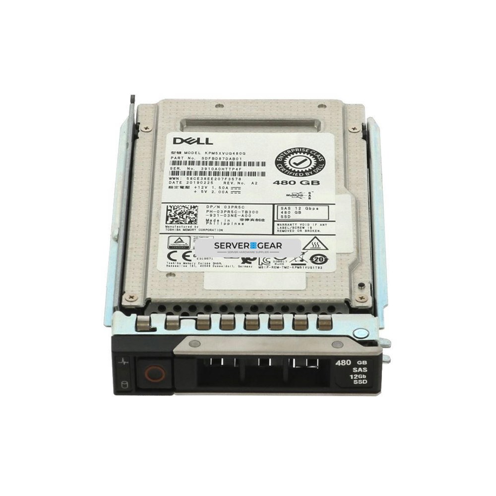 400-AUVF Жесткий диск 480GB SSD 2.5 SAS 12G MIX 400-AUVF