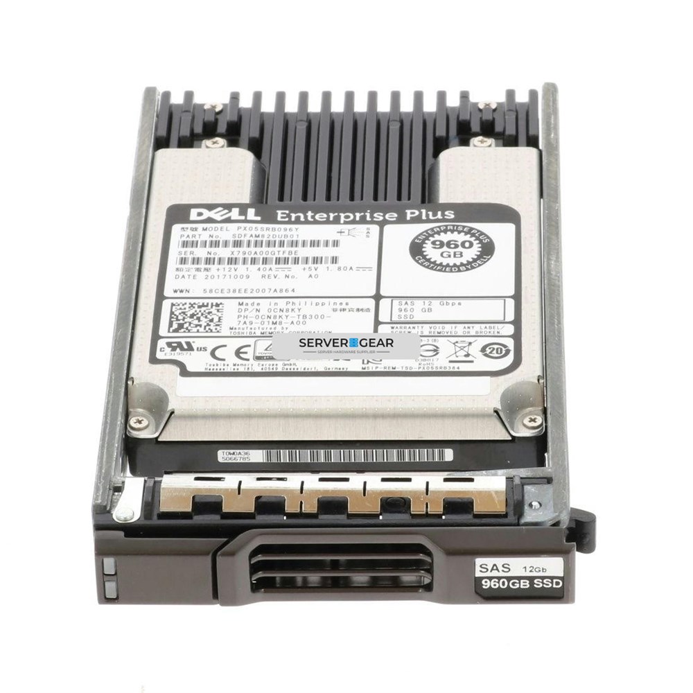 93R5Y-COMPELLENT Жесткий диск 960GB SSD 2.5 SAS 12G COMPELLENT RI PX04SRB096