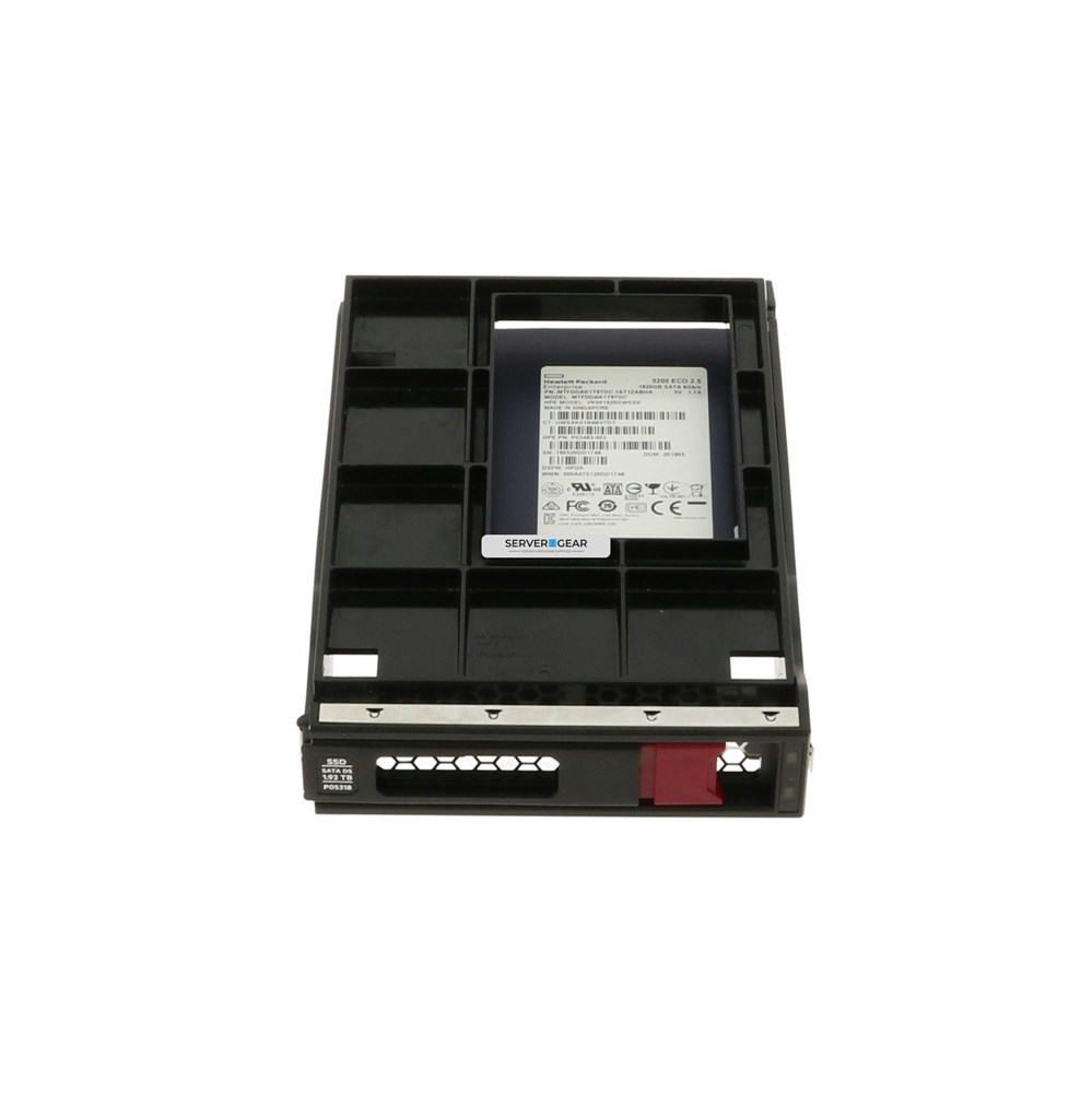 P05318-001 Жесткий диск HP 1.92TB SATA 6G RI LFF LP SSD for G10+/G11