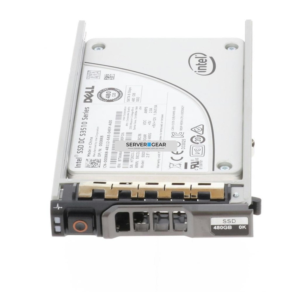 D6YY2 Жесткий диск 480GB SSD 2.5 SATA 6G RI D6YY2