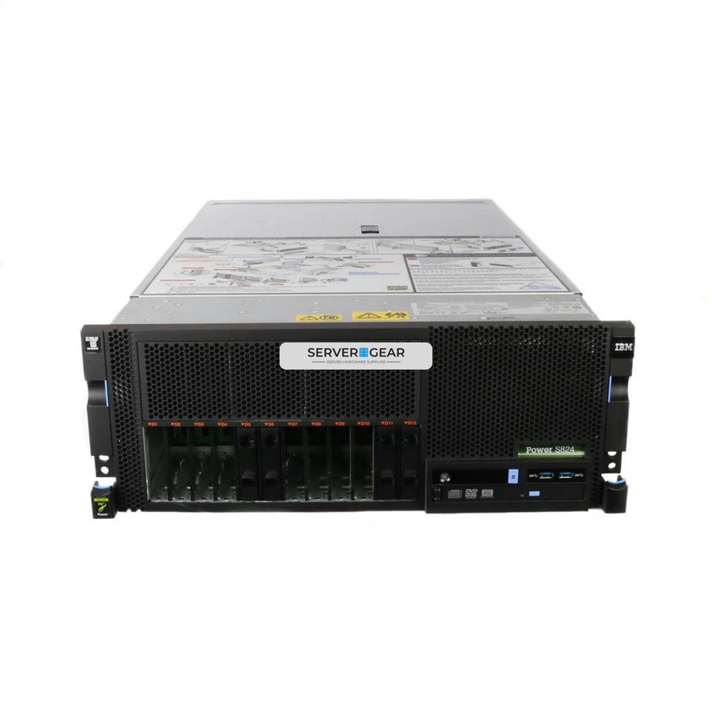 8286-42A-EPXF-3 Сервер P8 824 Server 8-Core 3 x OS 1 x 5250 P20