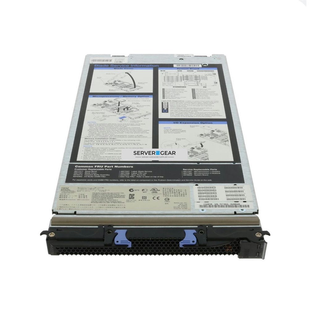 7871B6G Сервер HS22V, Xeon 6C E5649 80W 2.53GHz/1333MHz/12MB, 3x4