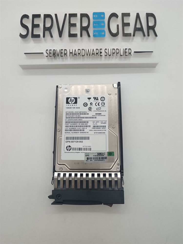 Жесткий диск 507125-B21 HP 146GB 6G 10K rpm, SFF 2.5" Dual-Port SAS hard drive