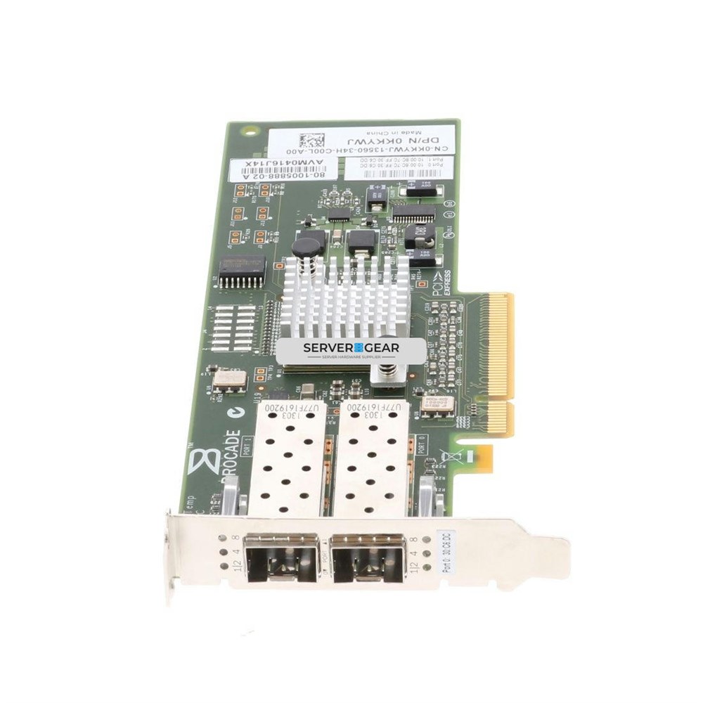 KKYWJ Сетевая карта Brocade 825 8GB FC 2PORT PCI-E KKYWJ