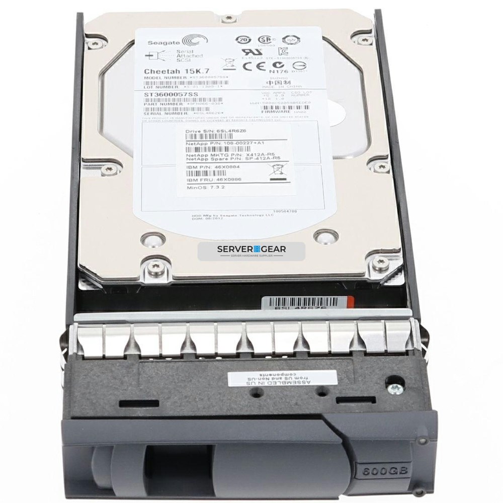 111-00734 Запчасти NetApp LFF HDD Caddy