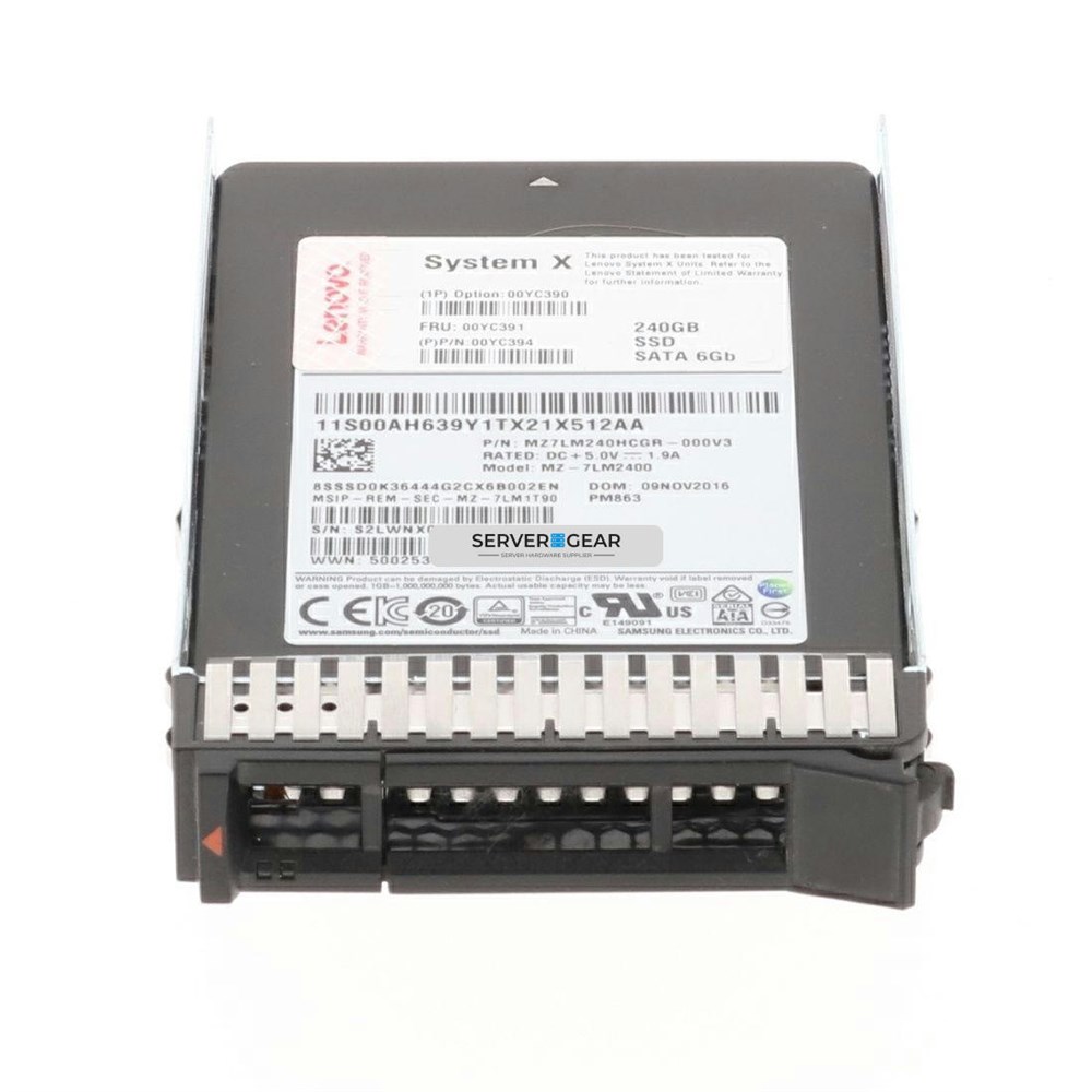 01GR837 Жесткий диск PM863a 240GB Enterprise Entry SATA G3HS 2.5 SSD