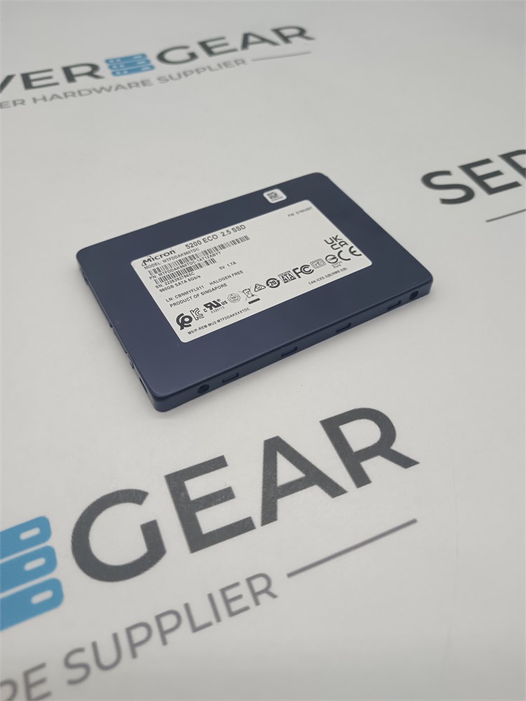 Твердотельный накопитель MTFDDAK 960TDC-1AT1ZABYY SSD Crucial Micron 5200ECO 960ГБ, 2.5", SATA III