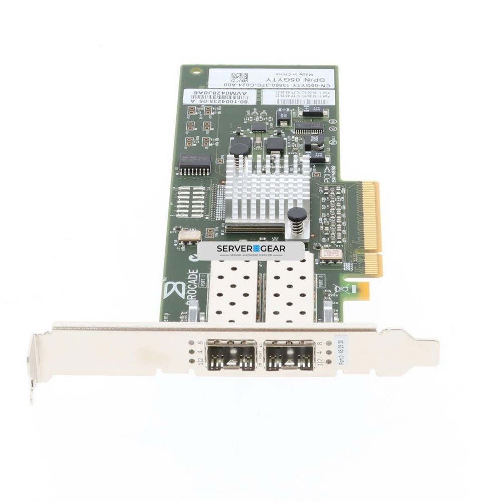 5GYTY Сетевая карта Brocade 825 8GB FC 2PORT 5GYTY