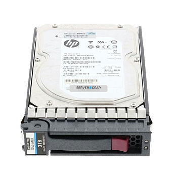 625032-B21 Жесткий диск HP 3TB SAS 6G 7.2K LFF Hard drive