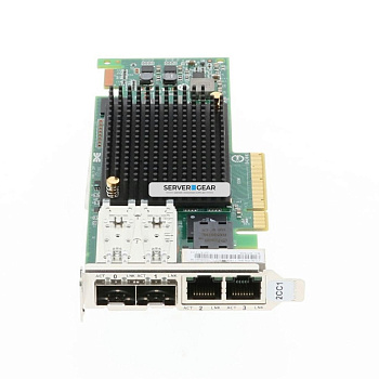 00ND480 Адаптер PCIe3 LP 4-port(10Gb FCoE & 1GbE) SFP+Copper&RJ45