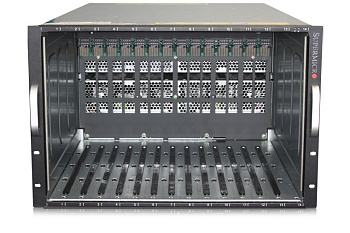 1531968775 Сервер Supermicro Sblade 14BLADE Enclosure-4x 1620W HS Power 2x GBSWCH [SBE-714E-R48]