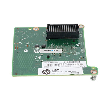 616010-001 Адаптер HP 366M 1GB Mezz Adapter for G8-G9 Blades