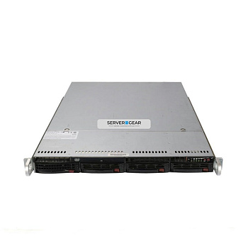 CSE-815-X8DTU-F Сервер Supermicro CSE-815 X8DTU-F 1U Server 4x3.5